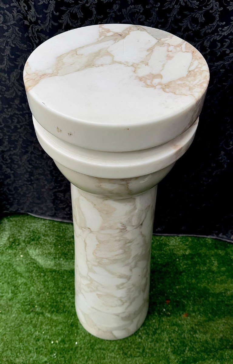 Special Large Column In Calacatta Golden Marble-photo-4