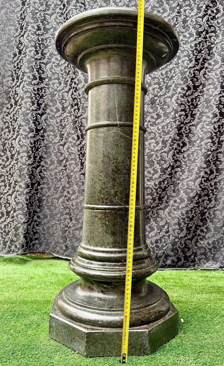 Special Big Column Green Alpine Marble -photo-3