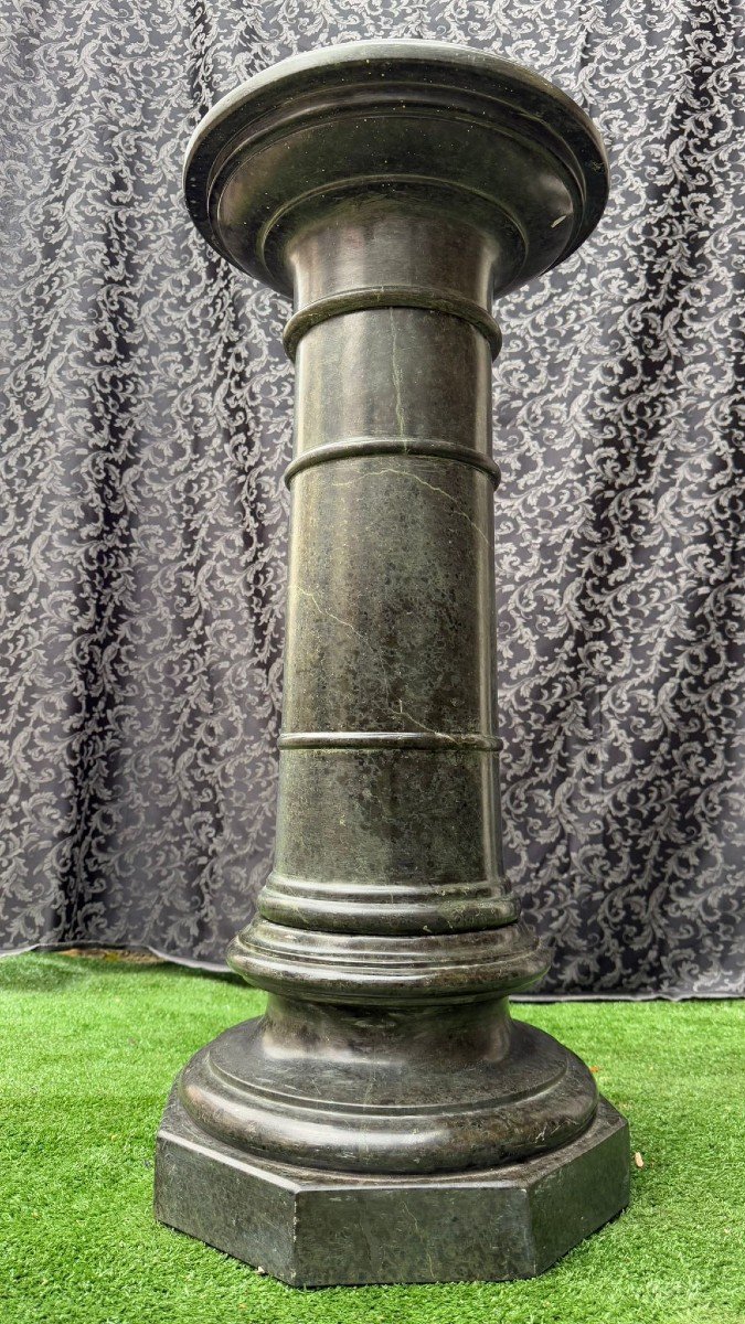 Special Big Column Green Alpine Marble -photo-1