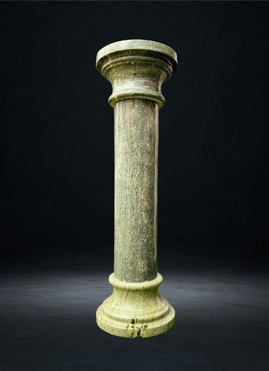 Column In Light Green Alpine Marble -photo-5