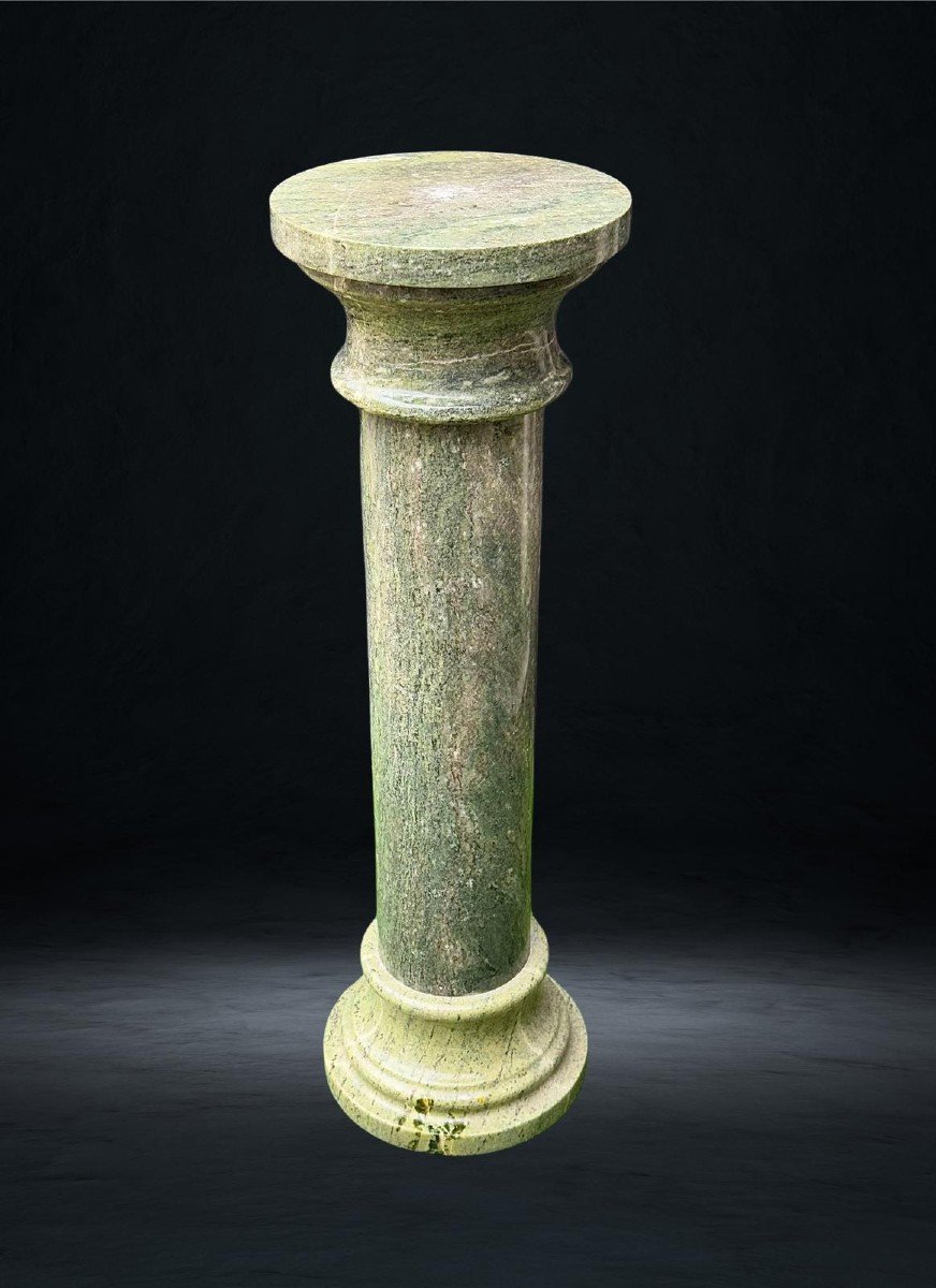 Column In Light Green Alpine Marble -photo-6