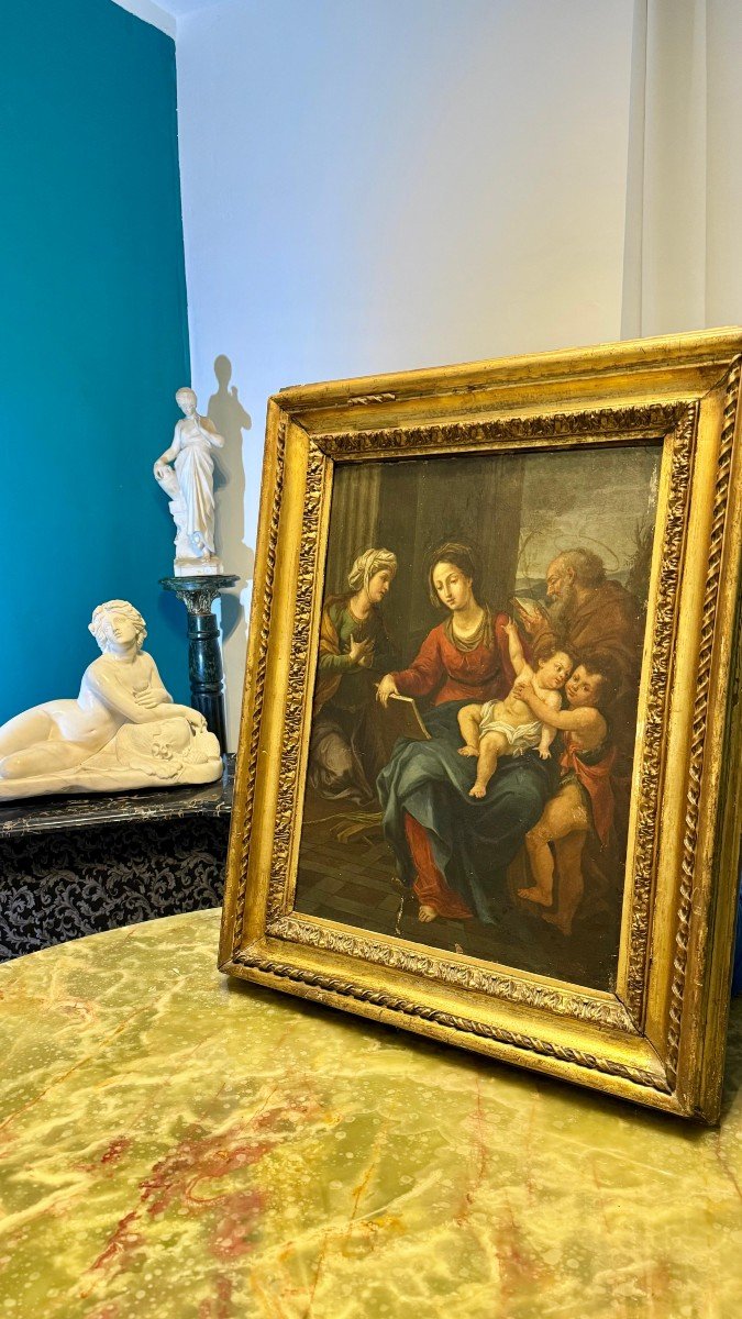 Holy Family With Saint Elizabeth And Saint John The Baptist-photo-3