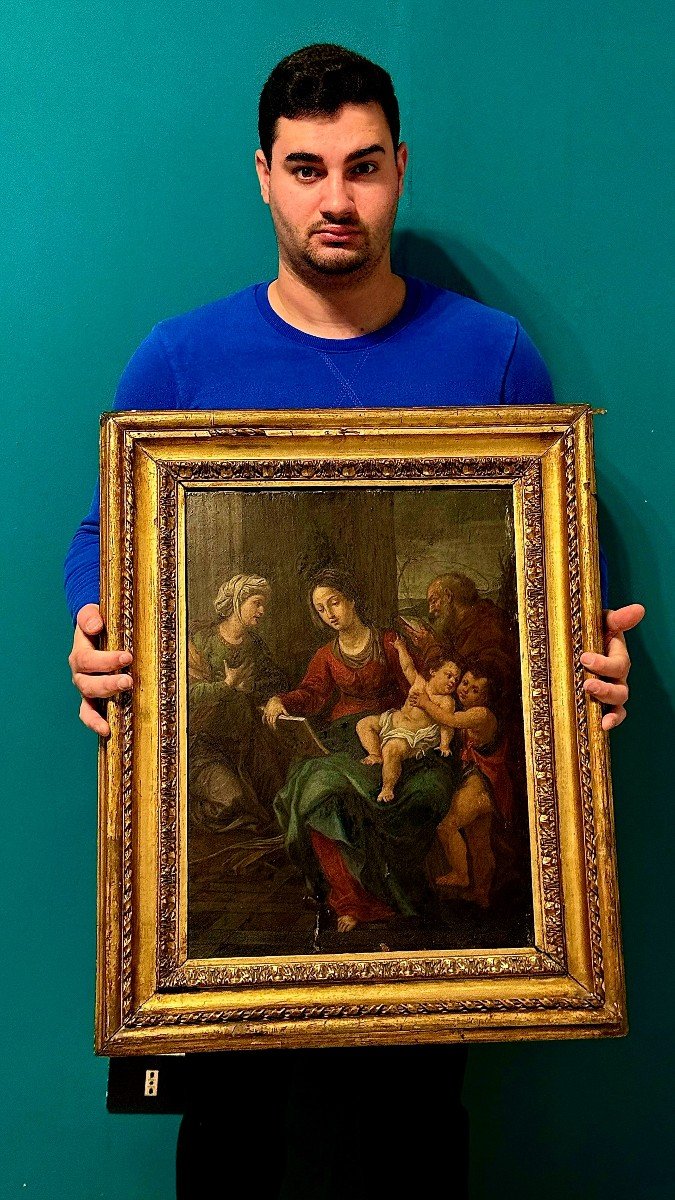 Holy Family With Saint Elizabeth And Saint John The Baptist-photo-1