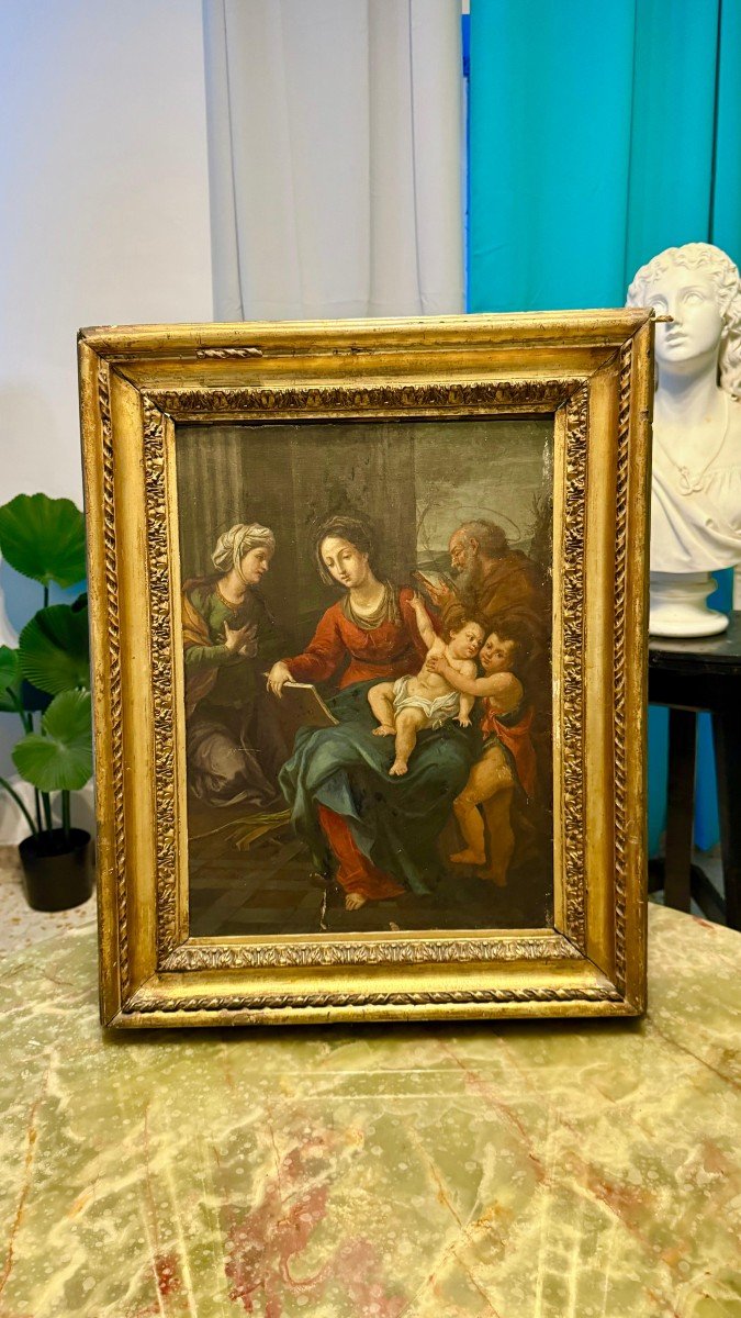 Holy Family With Saint Elizabeth And Saint John The Baptist-photo-3