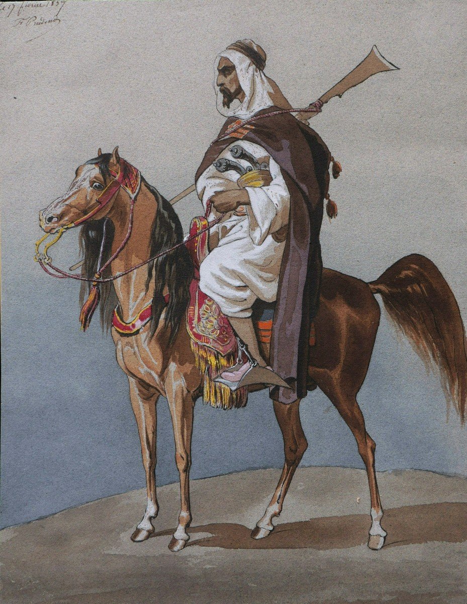 French School In 1857, Arab Rider