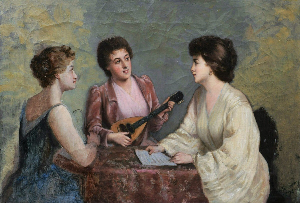 Albert Eugène Augustin Soubiran, The Three Musicians