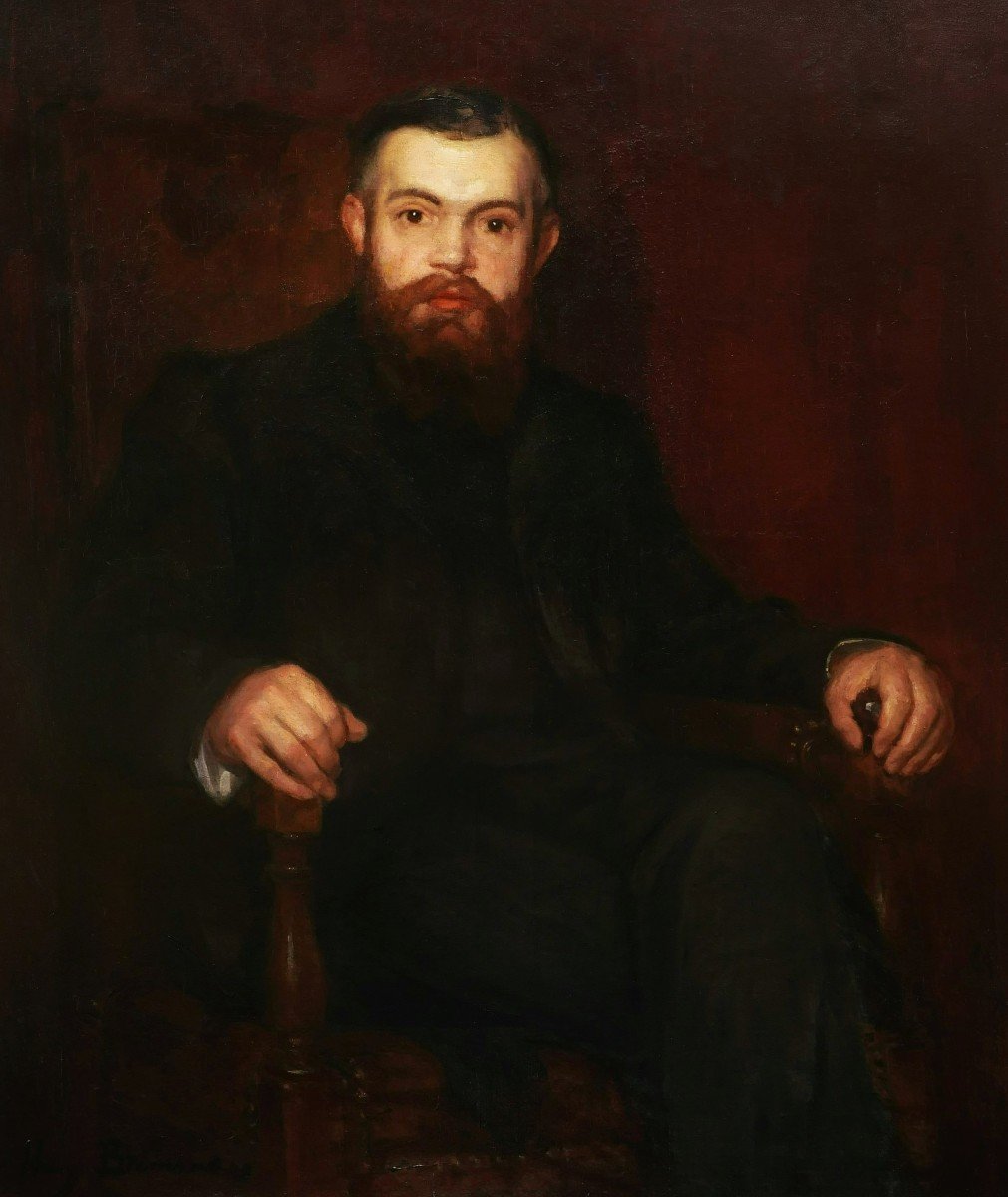 Henry Brémond, Portrait Of A Seated Man (large Format)