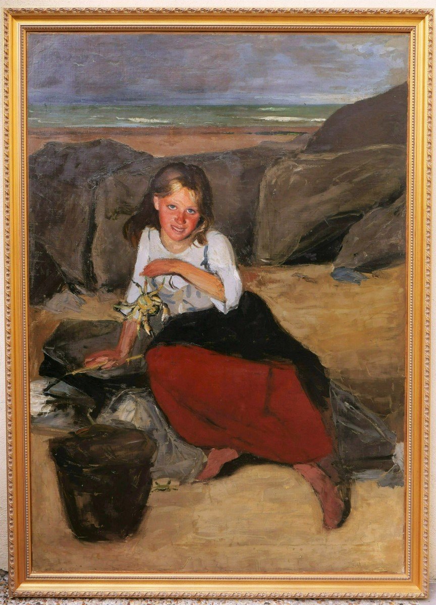 Charles émile Auguste Durand, Known As Carolus-duran, The Little Crab Fisher-photo-4