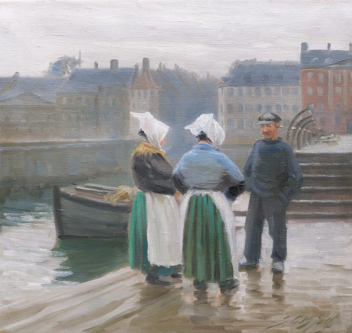 Søren Christian Bjulf, Lively Pier In Copenhagen