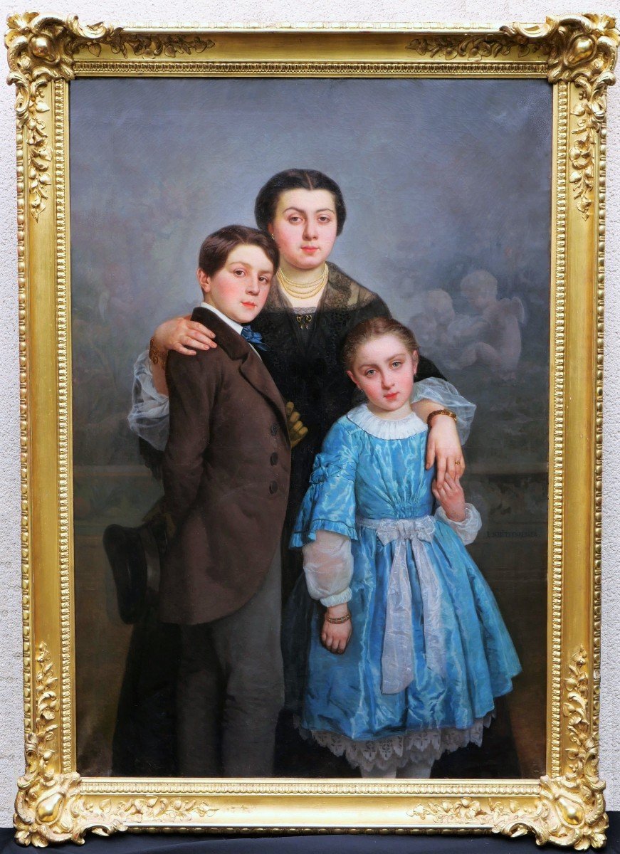 Louis Frédéric Schützenberger, Family Portrait (very Large Format)-photo-2