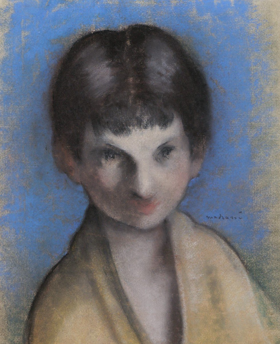 Ludovic Lucien MADRASSI, Portrait d'enfant juif de Cracovie