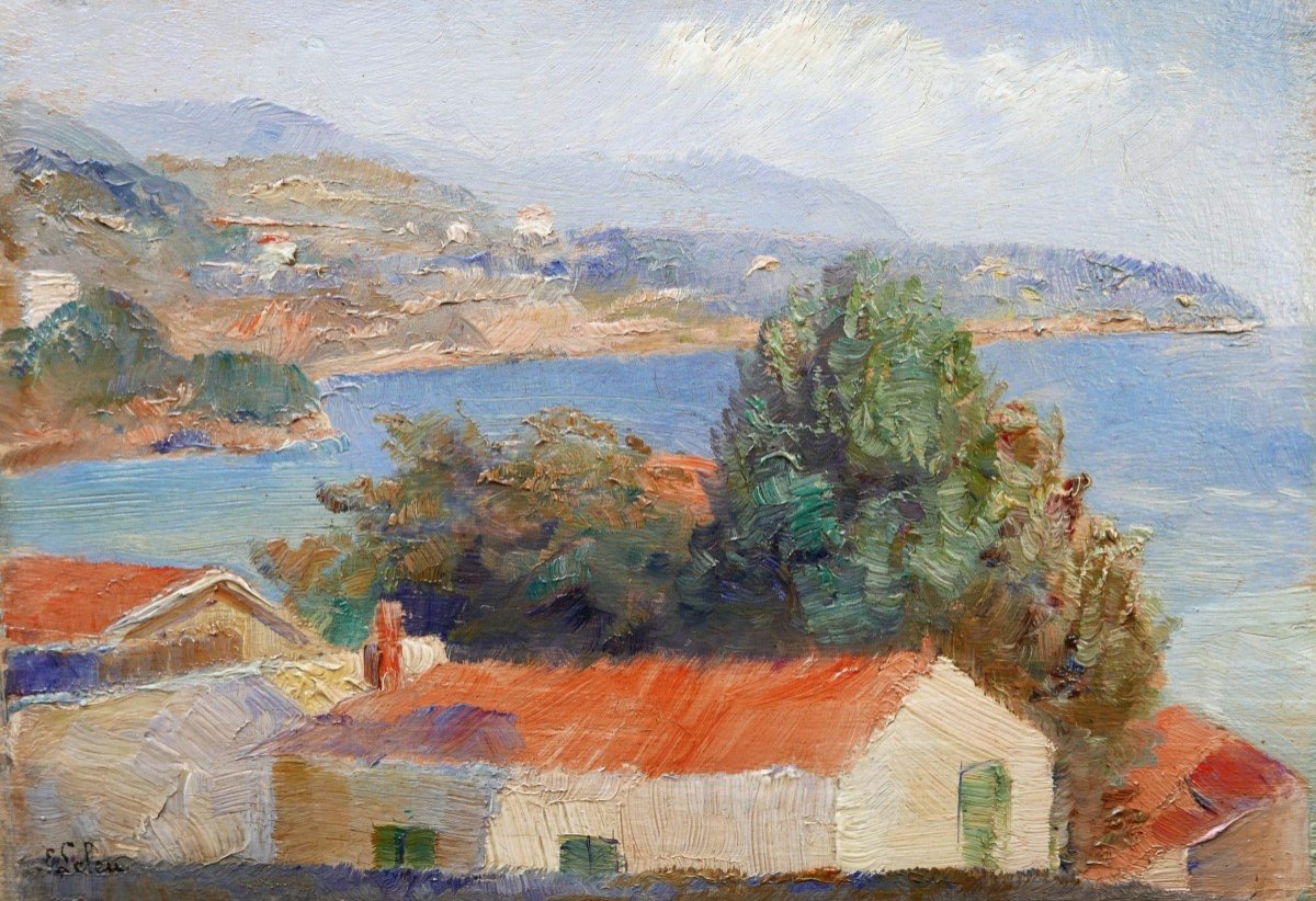 Ernest Leleu, Two Views At Cap Martin-photo-3