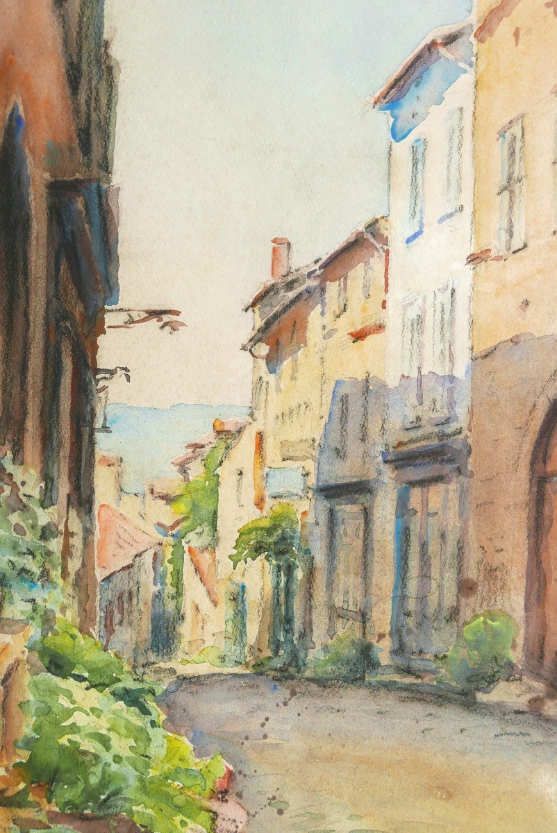 Henri d'Hauterive, Alley In Morlaàs In Béarn-photo-2