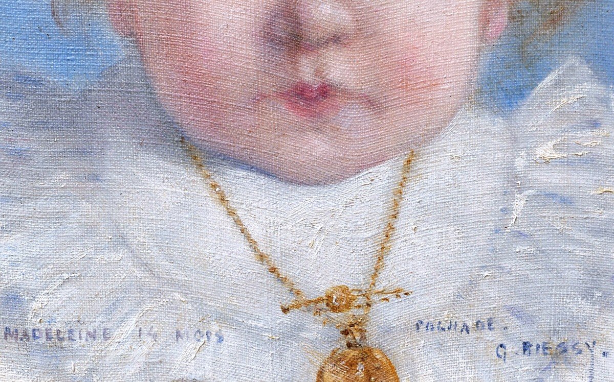 Marie-gabriel Biessy, Portrait Of A Newborn (madeleine)-photo-3