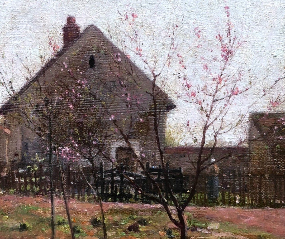 Henri émile De Sachy, Spring Landscape-photo-2