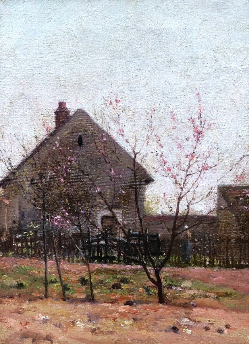 Henri Émile de SACHY, Paysage de printemps