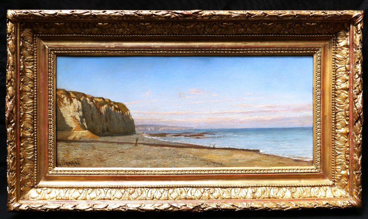 Victor Le Gentile, Norman Landscape With Cliffs, Towards Dieppe-photo-4