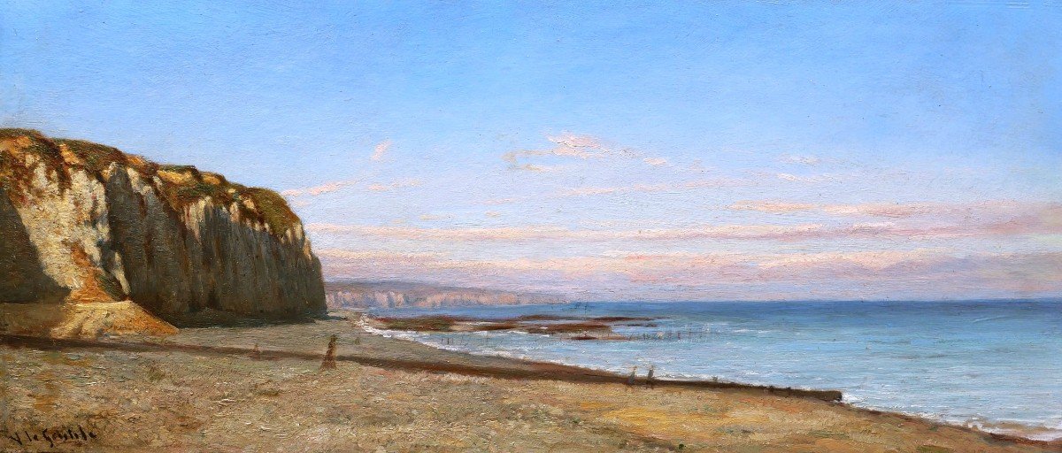 Victor Le Gentile, Norman Landscape With Cliffs, Towards Dieppe