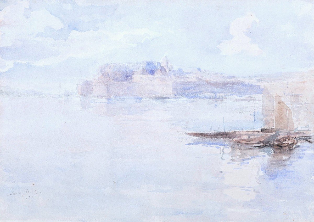 Louis TAPISSIER, Vue de Saint Malo