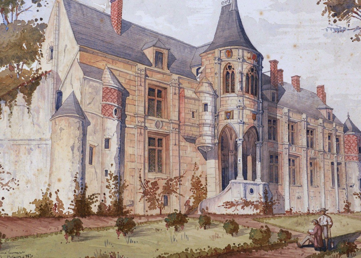 École FRANÇAISE en 1870, Le Château de Nantouillet-photo-2