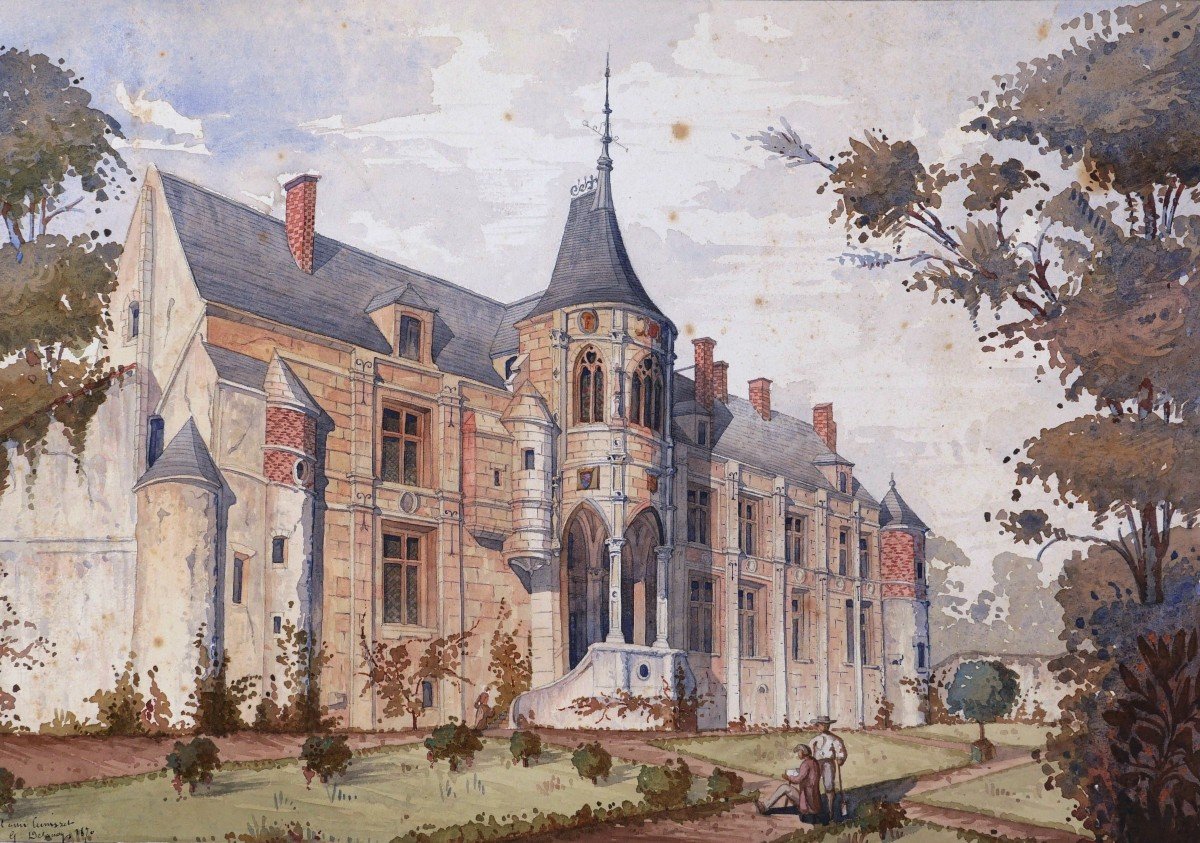 École FRANÇAISE en 1870, Le Château de Nantouillet