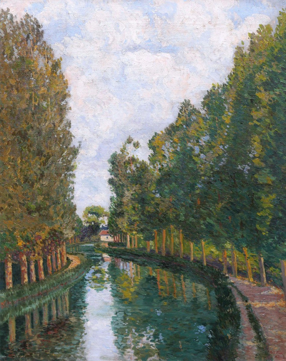 André Auguste SILICE, Vue du Canal Latéral à la Loire