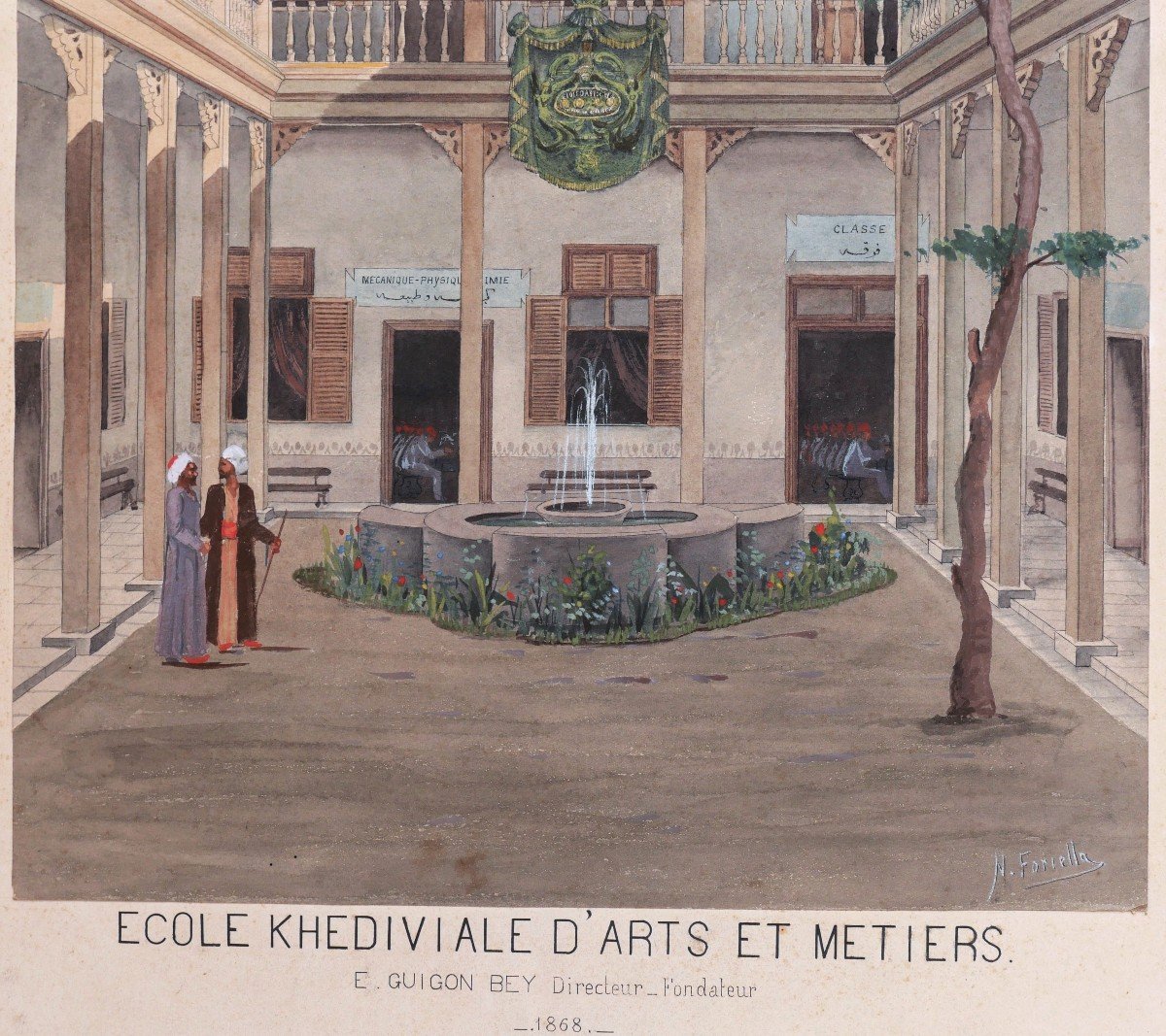 Nicola FORCELLA, L'Ecole Khédiviale d'Arts et Métiers du Caire en Egypte-photo-4