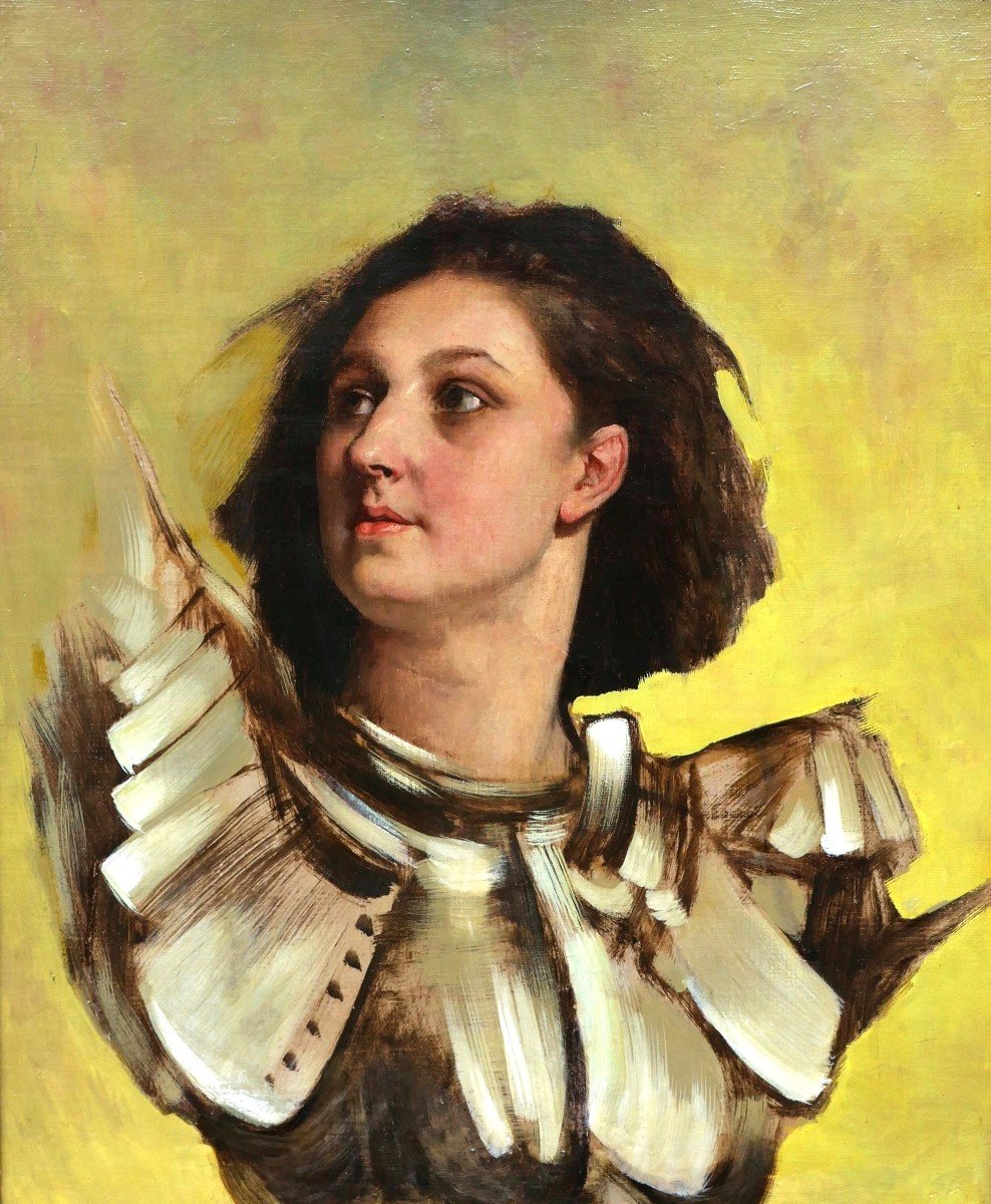 19th Century French School, Joan Of Arc In Armor