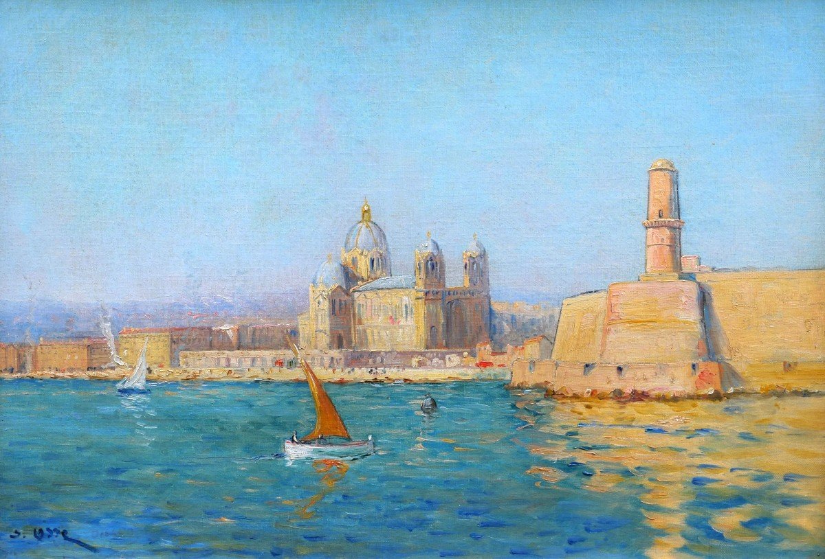 Joseph ODDE, L'entrée du Vieux Port de Marseille