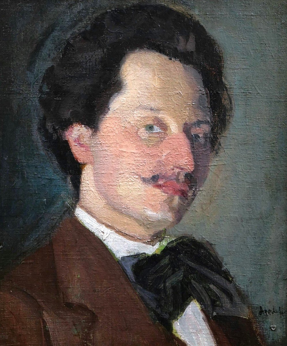 Russian Or Greek School Circa 1920-1930, Portrait Of A Man With A Moustache