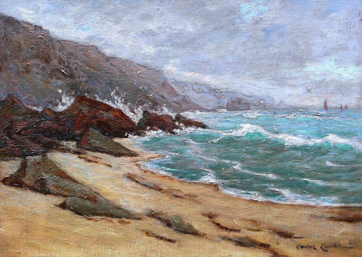 Gaston Knecht, Toulinguet Beach In Camaret-sur-mer