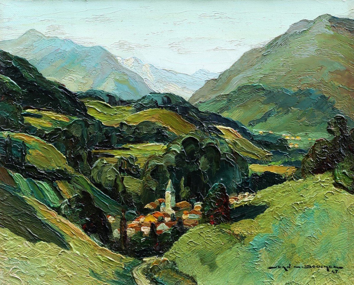 Jean-louis Bouchez, Summer In Saint-étienne De Baïgorry, Basque Country