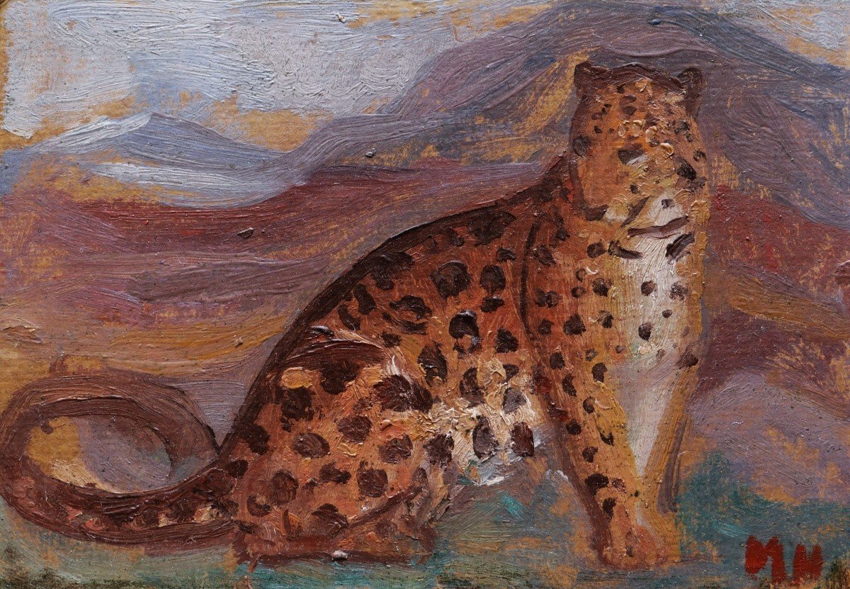 Mateo Hernández Sánchez, Sitting Leopard