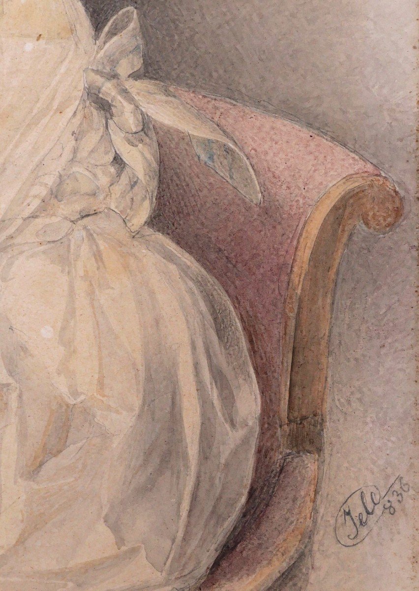 Caspar Jele, Portrait Of Hélène Louise élisabeth Of Mecklemburg-schwerin, Duchess Of Orleans-photo-3