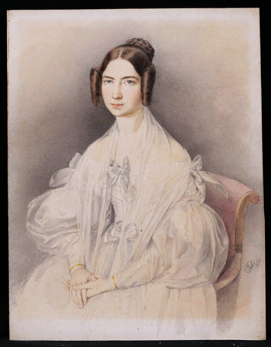 Caspar Jele, Portrait Of Hélène Louise élisabeth Of Mecklemburg-schwerin, Duchess Of Orleans-photo-1