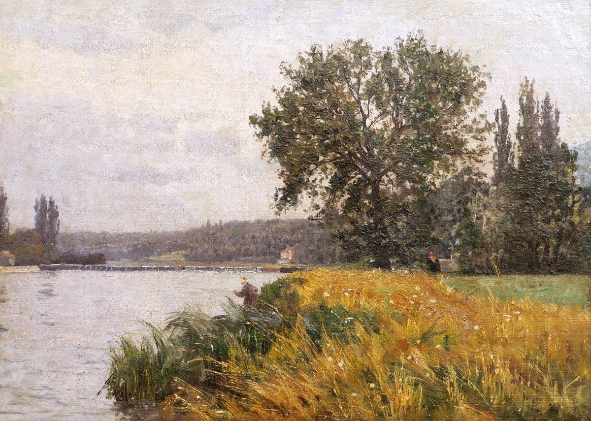 William Baptiste Baird, Fisherman On The Seine