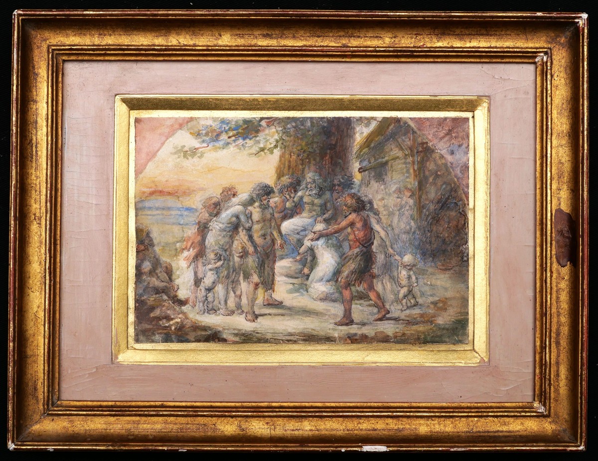 19th Century French School, The Reconciliation Of Jacob And Esau?-photo-3