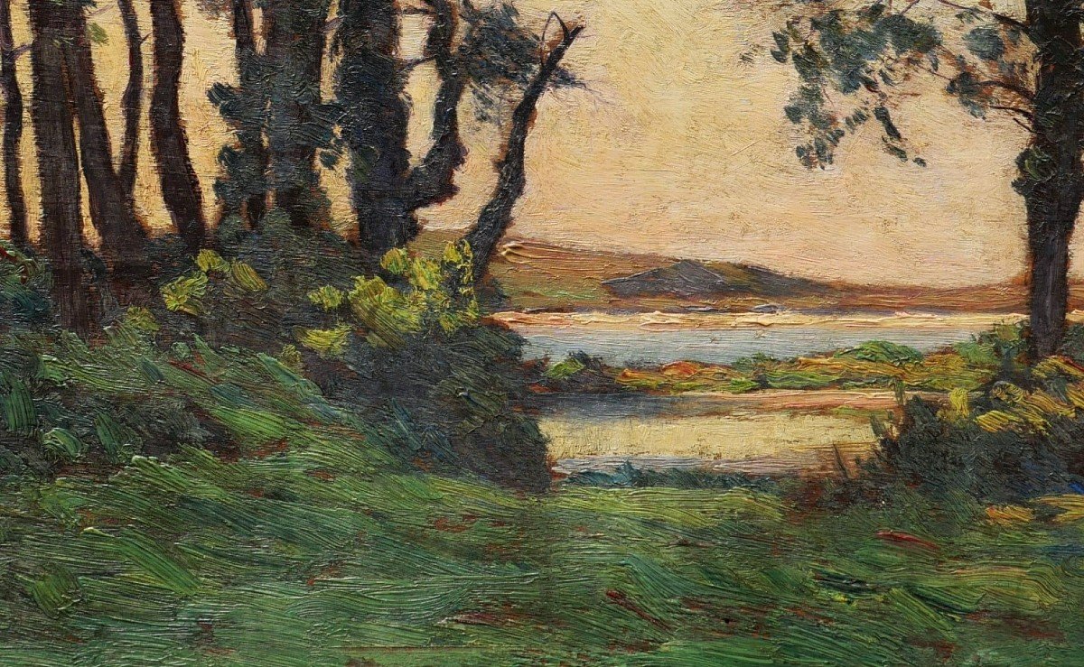 Alfred Couturaud, Landscape By The Sea In Charentes-photo-2