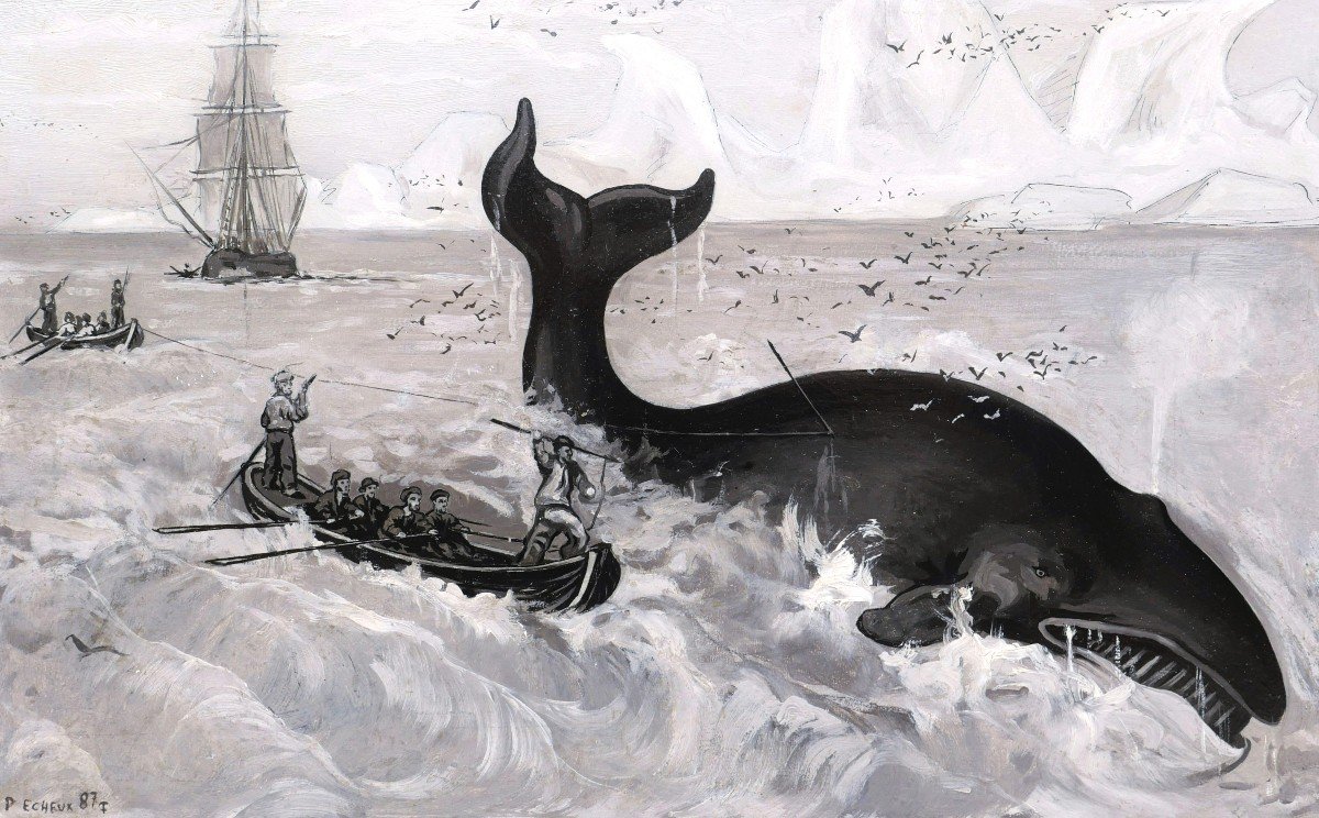 Pecheux, Whaling Scene