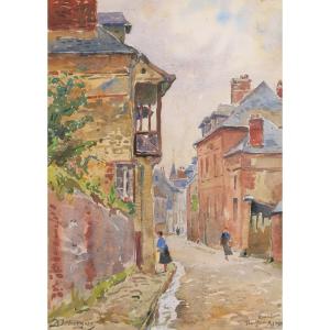 André Alfred Debergue, Rue De La Bavole In Honfleur