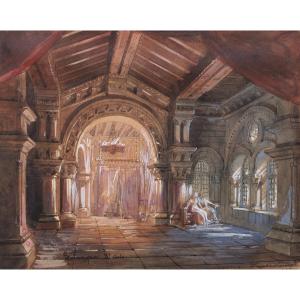 Jean-baptiste Lavastre And Eugène Carpezat, Set Design For Lohengrin By Richard Wagner