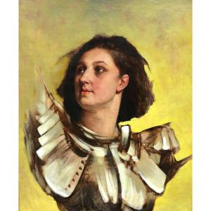 19th Century French School, Joan Of Arc In Armor