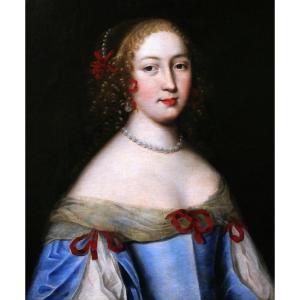 Attribué à Charles et Henri BEAUBRUN, Portrait présumé de la Marquise de Montespan