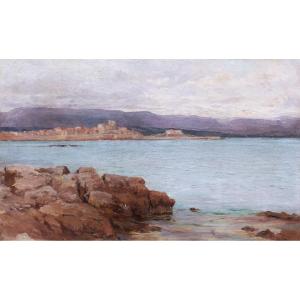 Attributed To Edgar Maxence, View Of Antibes