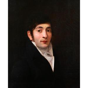 Joseph Heigel, Portrait Of A Young Man In A Frock Coat