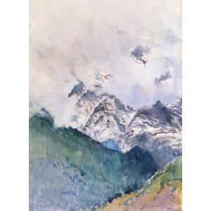 Paul ROSSERT, Montagne dans le brouillard