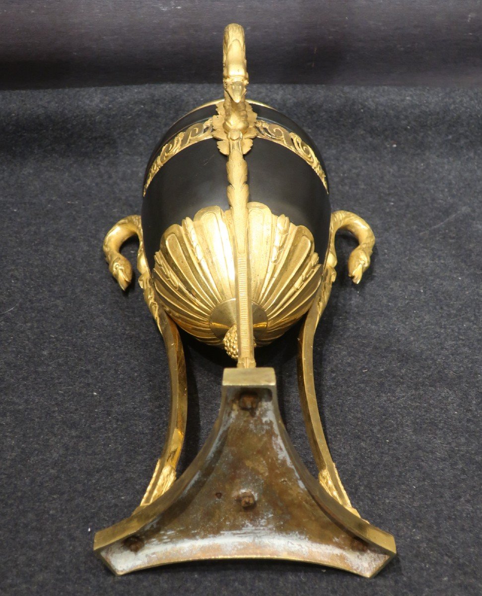 Brûle parfum en bronze époque Empire circa 1800-photo-4