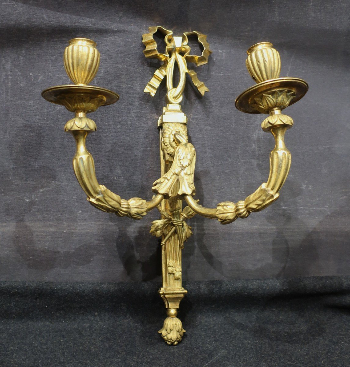 Pair Of Louis XVI Period Wall Lights, Second Half Of The 18th Century-photo-1