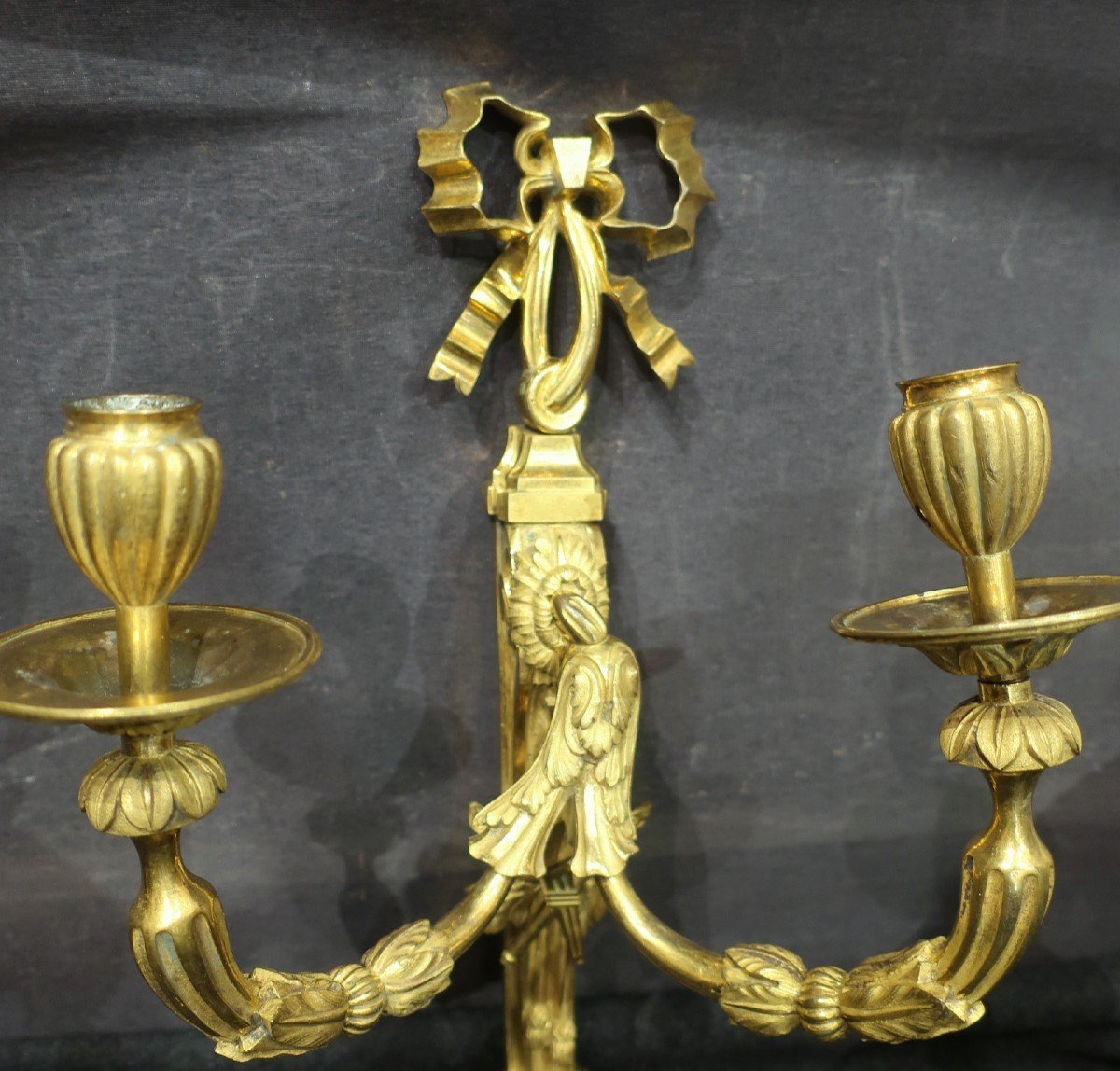 Pair Of Louis XVI Period Wall Lights, Second Half Of The 18th Century-photo-2