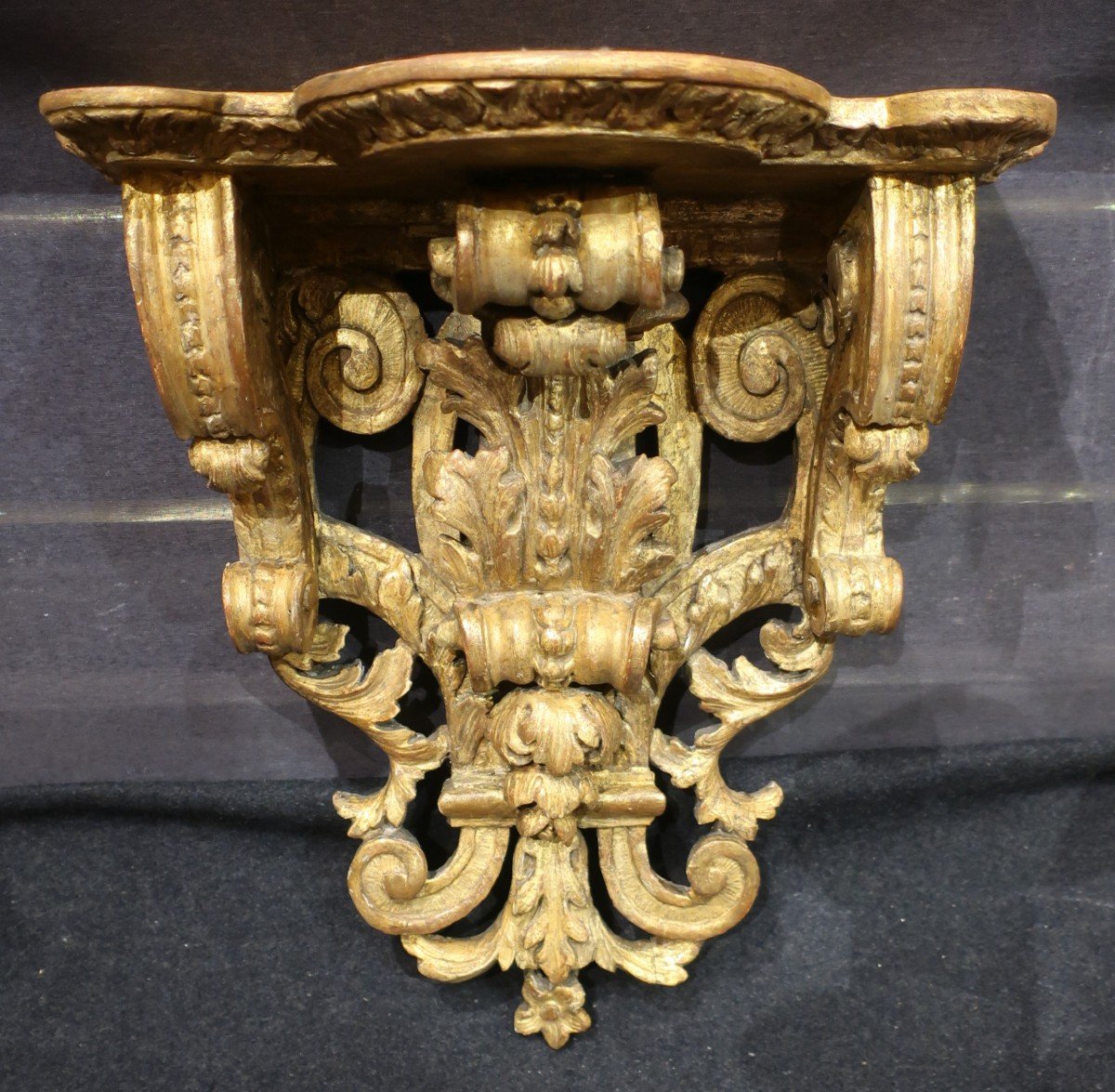 Gilded Wall Bracket Louis XIV Period 18th Century-photo-8